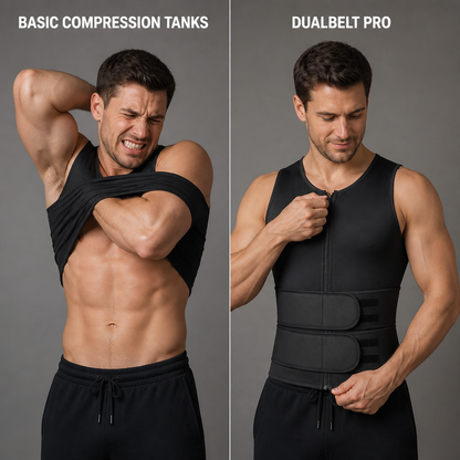 DualBelt™ Pro — Adjustable Compression Tank